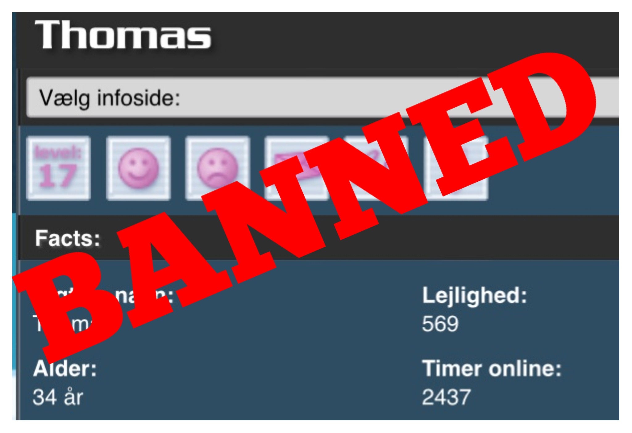 Permanent ban for trusler