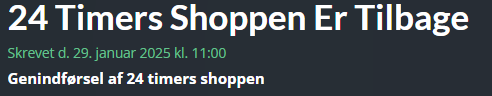 24 timer shoppen?!