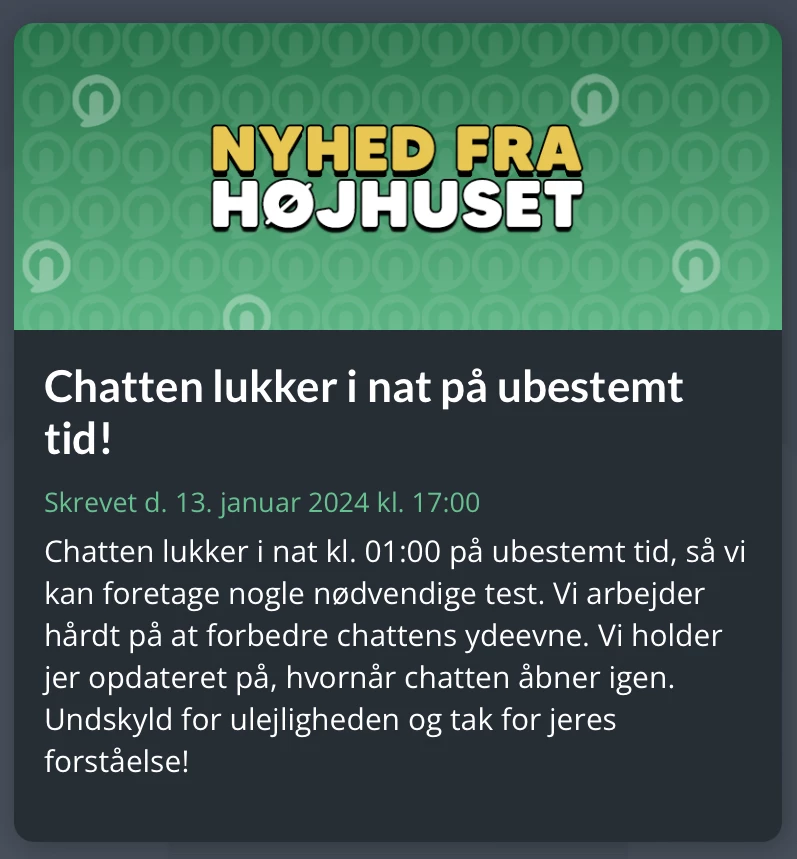 Midlertidig nedlukning