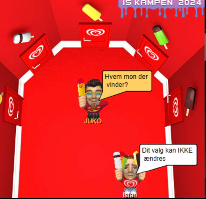 Smugkig på iskampen