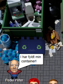 Pedel Peter takker for hjælpen